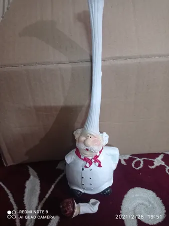 مجسمه آشپز کلاه بلند شیانچی مدل 020020224 مجموعه 4 عددی