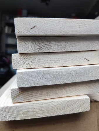 تخته چوب مدل روسی ابزار خورده بسته 6 عددی