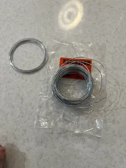 سیم مفتول ساخت زیورالات مدل 6cm کد 361