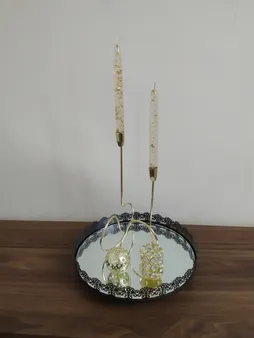 شمع مدل کریستالی کد CK-20 بسته 2 عددی