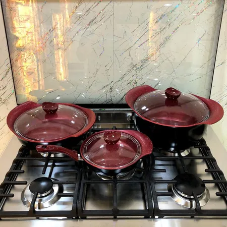 سرویس پخت و پز 10 پارچه دلفینو مدل دوروگرانیت