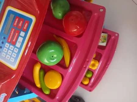 اسباب بازی سوپر مارکت مدل 703 به همراه چرخ خرید