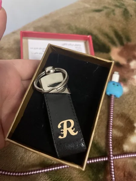 جاکلیدی طلا 18 عیار مردانه مایا ماهک مدل MO0179 طرح حرف لاتین R