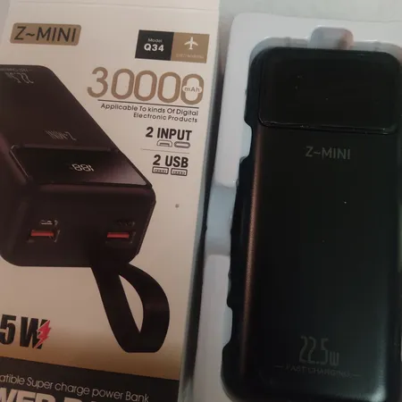 پاوربانک مدل 30000mah-22.5W ظرفیت 30000 میلی آمپر ساعت