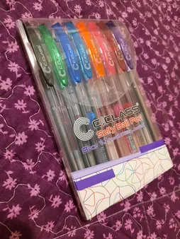 خودکار سی.کلاس مدل سلفی بال پن کد 3011 بسته 8 عددی