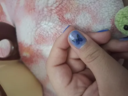 برچسب لنز ناخن مدل فانتزی کیوت کد N46-72 مجموعه 9 عددی