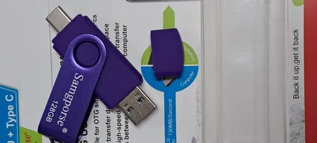 فلش مموری سمگپرس مدل OTG USB Type C ظرفیت 128 گیگابایت