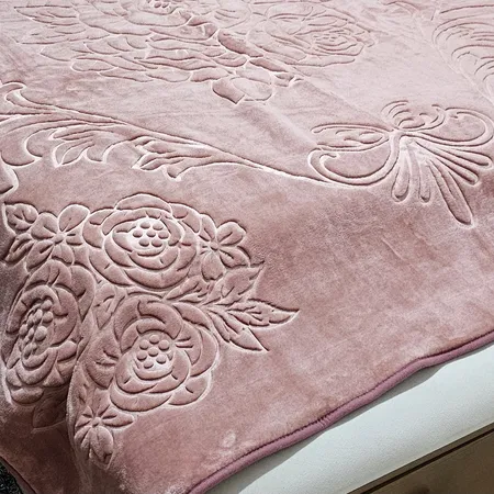 پتو گلبافت مدل برتر گل برجسته سایز 220×240 سانتی متر