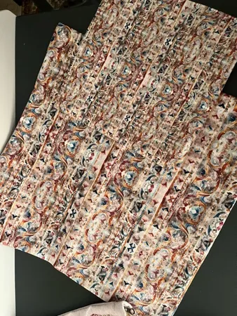 جانماز مدل آبرنگی دورو طرح دار کد 9946