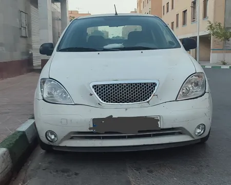 طلق چراغ جلو خودرو مدل فابریک مناسب برای تیبا بسته 2 عددی