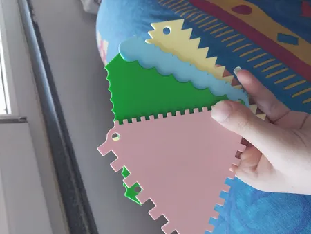 کاردک و شانه کیک مدل gh581 مجموعه 6 عددی