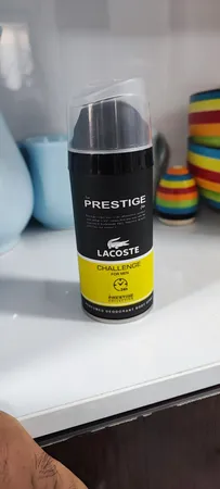اسپری خوشبو کننده بدن مردانه پرستیژ مدل Lacoste Challenge حجم 150 میلی لیتر