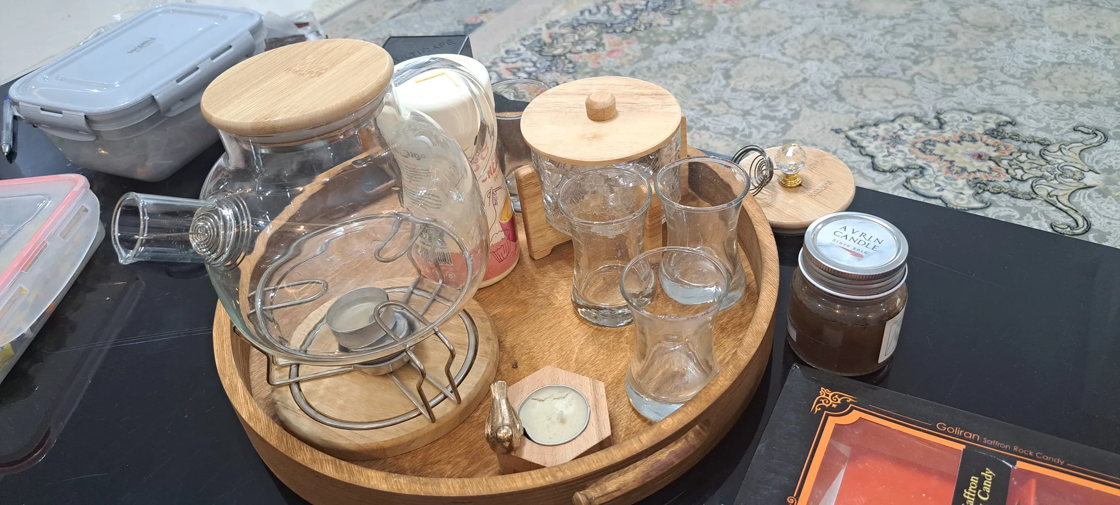 قوری مدل درب بامبو