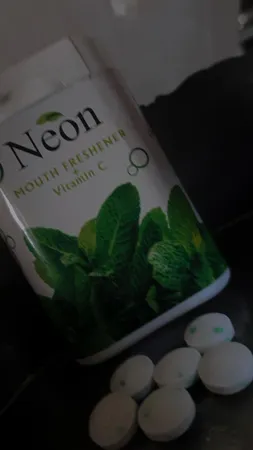 قرص خوشبو کننده دهان نئون با طعم نعنا - 15 گرم