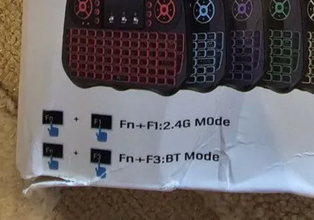 مینی کیبورد بی سیم همراه با تاچ پد مدل I10