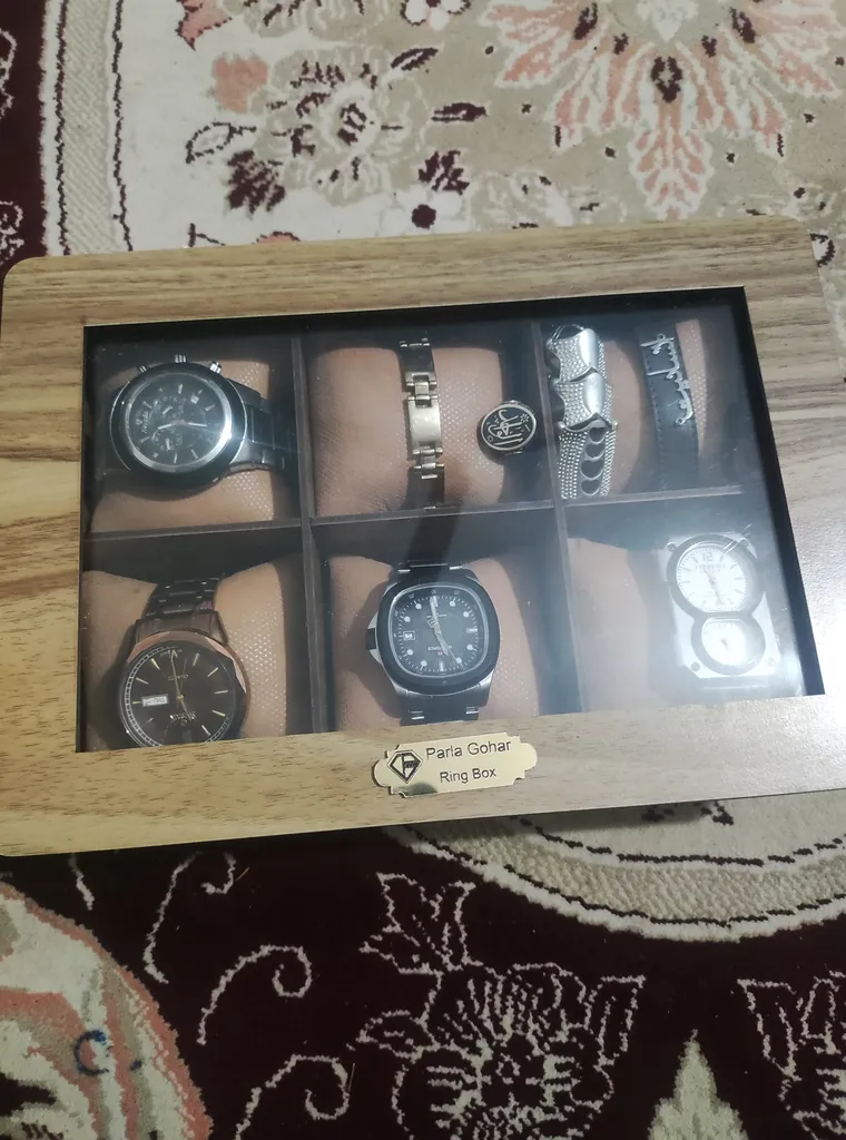 جعبه ساعت پارلا گوهر مدل 6 تایی کد 6110