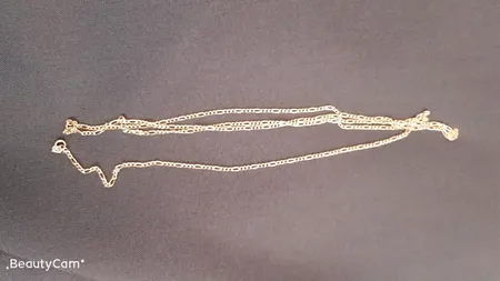 زنجیر طلا 18 عیار زنانه طلای مستجابی مدل فیگارو کد M40