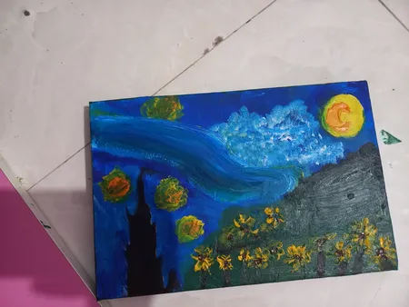 بوم نقاشی جهان بوم مدل TZ-1 سایز 30*20 سانتی متر