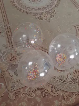 بادکنک تولد مدل باران بسته سه عددی