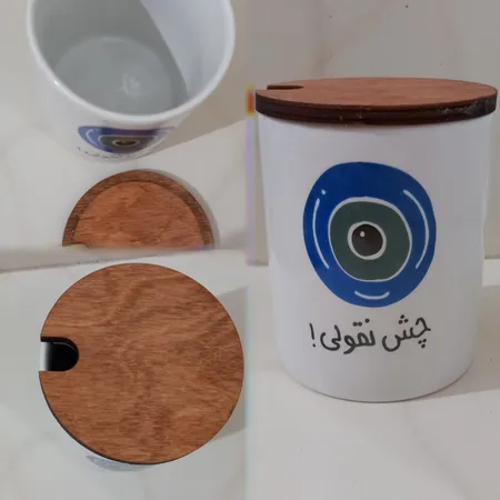 بانکه مدل سرامیکی طرح چشم نقولی