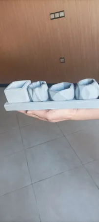 گلدان مدل 005 مجموعه 4 عددی