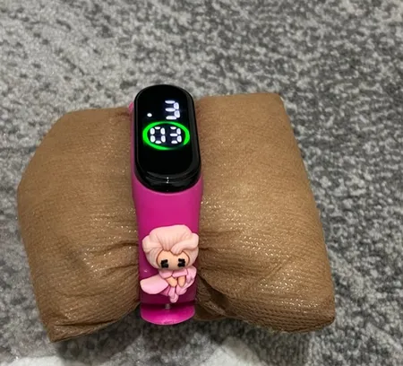 ساعت مچی دیجیتال بچه‌گانه طرح عروسکی کد 4