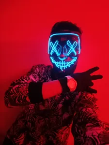 تجریه خرید ماسک ایفای نقش مدل چراغدار blue11mask