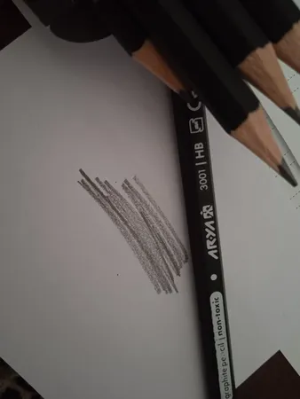 مداد مشکی آریا کد 3001 بسته 12 عددی