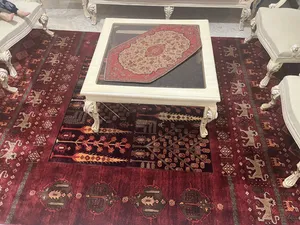 تجریه خرید فرش ماشینی بزرگمهر کد 78019 زمینه شرابی