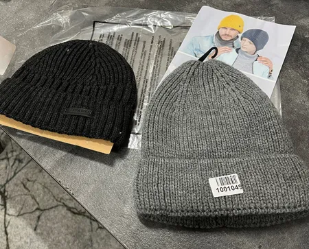 کلاه بافتنی سام مدل داخل خز لبه برگرد کد 202