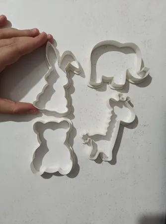 کاتر شیرینی پزی نسکو مدل حیوانات بسته 4 عددی