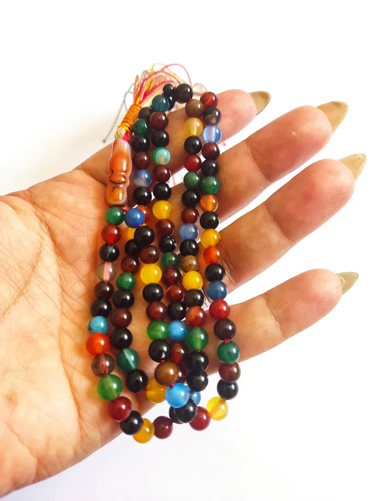 تسبیح عقیق مدل ام البنین کد omo10102