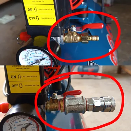 کمپرسور هوا باس مدل تک سیلندر کد 50LITR