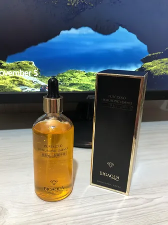 سرم صورت بایو آکوا مدل pure gold حجم 100 میلی لیتر