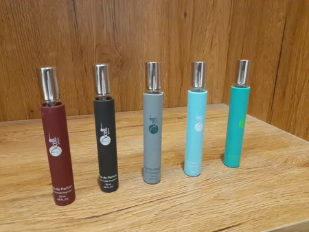 عطر جیبی مردانه دکلت مدل ROYAL حجم 20 میلی لیتر مجموعه 6 عددی