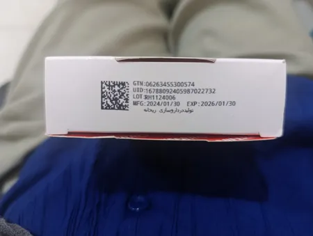 قرص آهن دو ظزفیتی یونی فرو ابیان دارو بسته 30 عددی