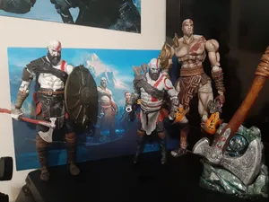 تجریه خرید اکشن فیگور پلی میتس مدل طرح god of war 5 کد 05
