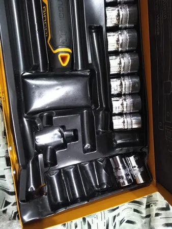 مجموعه 24 عددی آچار و سری بکس دینگشی مدل 14001