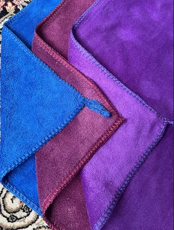 دستمال نظافت مدل میکروفایبر مدل 40D40 بسته 3 عددی