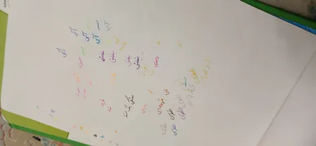 روان نویس مدل NEON GLITTER  بسته 24 عددی