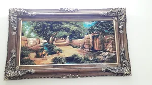 تجریه خرید تابلو فرش ماشینی طرح کوچه باغ کد ۷۰۵۹