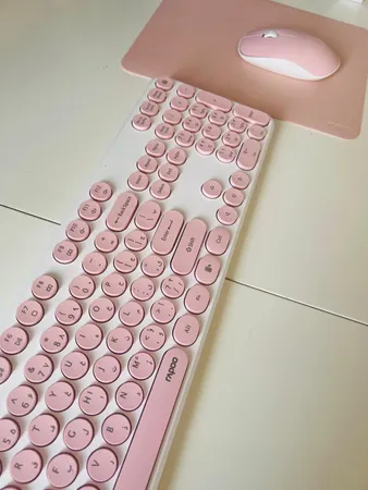 کیبورد و موس بی سیم رپو مدل X260، سوییچ ممبران، Full-Size