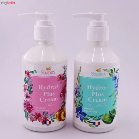 کرم آبرسان سوپکس مدل هلو و آلوئه‌ورا حجم 250 میلی‌لیتر مجموعه 2 عددی