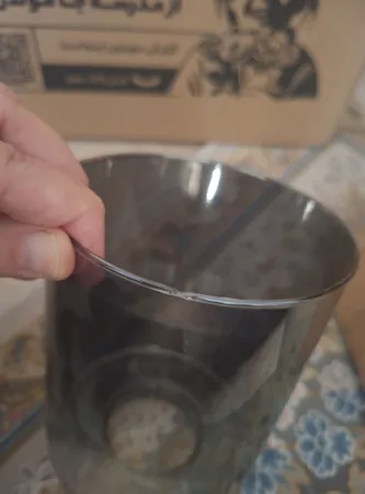 حباب لوستر مدل  دو گلاسه nik221