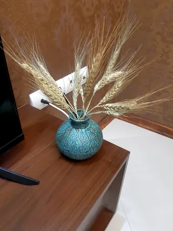 دسته گل خشک مدل خوشه گندم کد 40