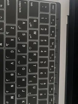 محافظ كيبورد با حروف فارسی مدل A2442 مناسب برای لپ تاپ اپل MacBook pro 14 2021