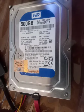 هارددیسک اینترنال وسترن دیجیتال مدل Blue WD5000AZLX ظرفیت 500 گیگابایت