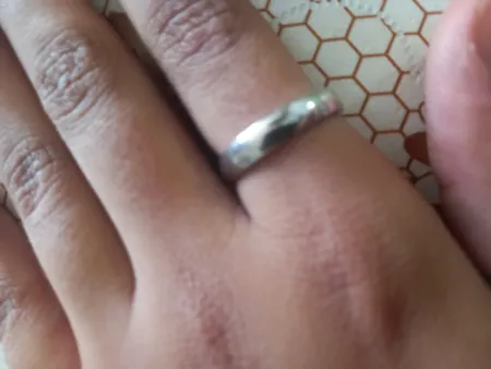 انگشتر مدل رینگ ساده استیل 04