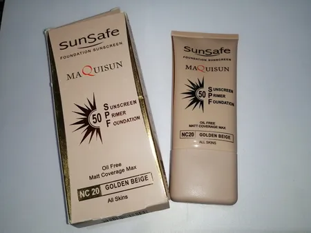 کرم ضدآفتاب رنگی سان‌سیف SPF50 مدل NC20 مناسب انواع پوست، حجم 40 میلی‌لیتر