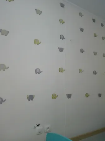 استیکر چوبی باروچین طرح فیلهای بانمک مجموعه 36 عددی